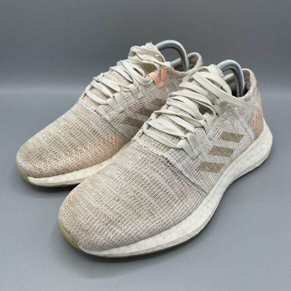 Adidas Pureboost Go G54519 Womens Size 7 White Ash Pearl Sneakers Shoes - Picture 6 of 10